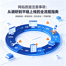 万山建站-网站改版注意事项：从调研到平稳上线的全流程指南